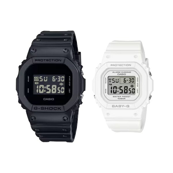 乐天商城 - 国内正規品 CASIO G-SHOCK BABY-G カシオ Gショック ベビーG ペアウォッチ DW-5600UBB-1JF BGD-565U-7JF PAIR-CASIO-056