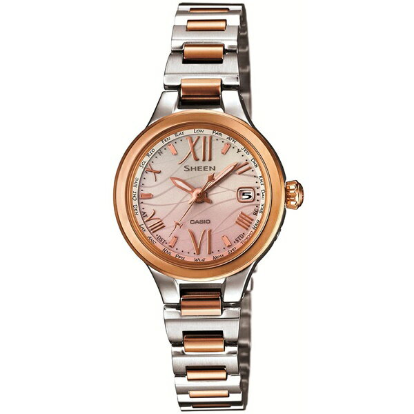 国内正規品 CASIO SHEEN カシオ シーン 電波ソーラー レディース腕時計 SHW-1700SG-4AJF