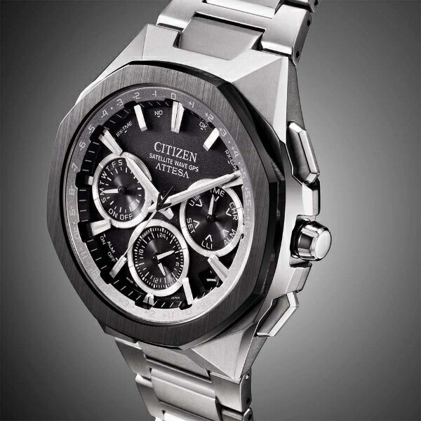 【当選確率1/2ポイントバックCP】【ラッピング無料対象商品】CITIZEN ATTESA シチズン アテッサ ACT Line スーパーチタニウム エコドライブ GPS衛星電波時計 メンズ腕時計 CC4104-53E