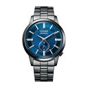 CITIZEN COLLECTION シチズンコレクション 機械式 オートマティック グレー×ブルー メンズ腕時計 NK5009-69N