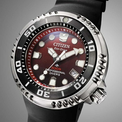 【ラッピング無料対象商品】CITIZEN PRO MASTER シチズン プロマスター MARINEシリーズ 300m PROFESSIONAL DIVER'S エコドライブ メンズ腕時計 BN1024-01Z