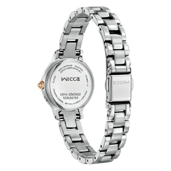 BIG BOYSの【当選確率1/2ポイントバックCP】【ラッピング無料対象商品】CITIZEN wicca シチズン ウィッカ ソーラーテック 電波時計 レディース腕時計 KS1-911-71｜アングル3