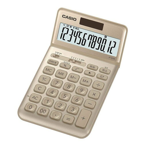 【当選確率1/2ポイントバックCP】CASIO カシオ スタイリッシュ電卓 JF-S200-GD-N 【当選確率1/2ポイントバックCP】CASIO カシオ スタイリッシュ電卓 JF-S200-GD-N