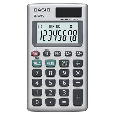 CASIO カシオ カシオ電卓 SL-660A-N