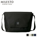 【最大1000円OFFクーポン配布中】 MILESTO MESSENGER BAG L ミレスト バッグ ショルダーバッグ メッセンジャーバッグ メンズ レディース ブラック ホワイト グレー ネイビー 黒 白 MLS464 母の日