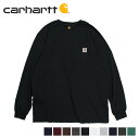 carhartt WORKER POCKET LS T-SHIRTS カーハート Tシャツ メンズ 長袖 ロンT K126
