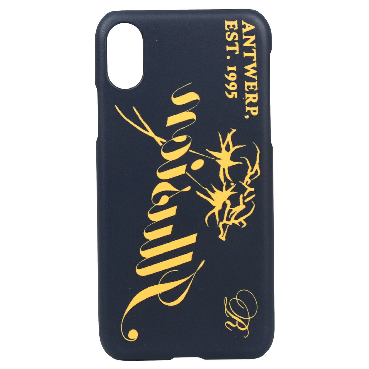 RAF SIMONS IPHONE CASE ラフシモンズ iPhone XS X ケース スマホケース 携帯 アイフォン メンズ レディース ネイビー 192-942