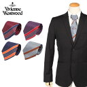 【最大1000円OFFクーポン配布中】 Vivienne Westwood STRIPE TIE ヴィヴィアンウエストウッド ネクタイ メンズ ストライプ 11134 ブランド