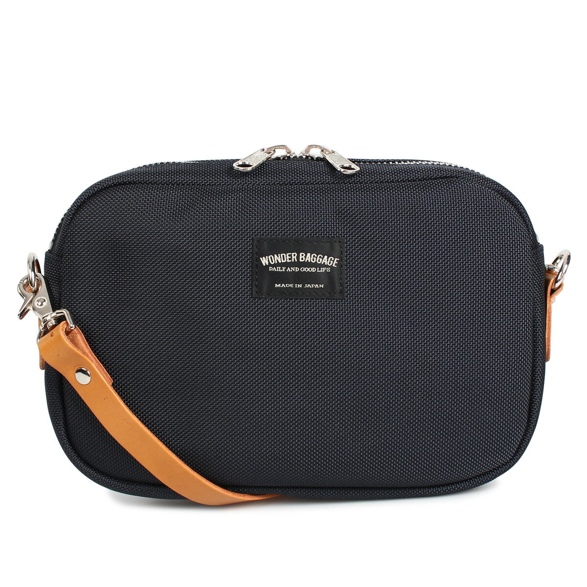 WONDER BAGGAGE GOODMANS SHOULDER S ワンダーバゲージ バッグ ショルダーバッグ メンズ ブラック ネイ..