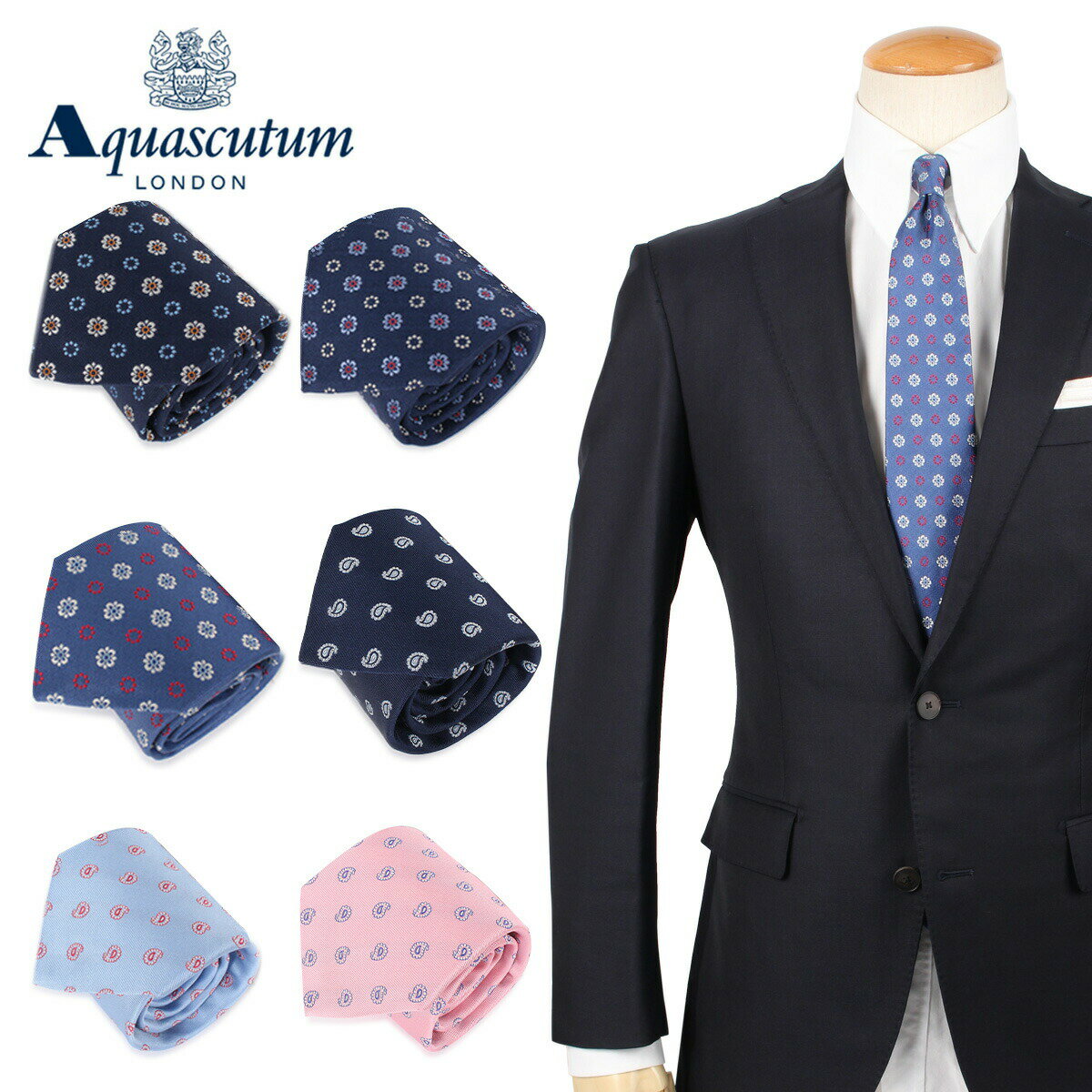 AQUASCUTUM 塼 ͥ  ꥢ TIE ֥