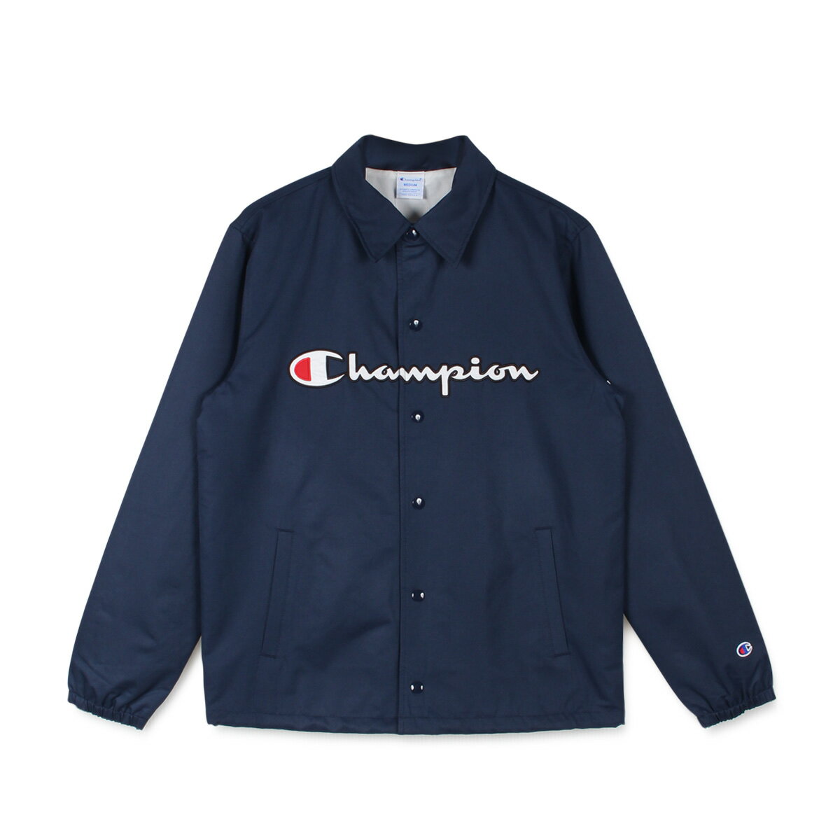 チャンピオン コーチジャケット メンズ 【最大1000円OFFクーポン配布中】 Champion COACH JACKET チャンピオン ジャケット コーチジャケット アウター メンズ ブラック ネイビー 黒 C3-R608