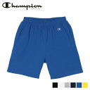 Champion SWEAT SHIRT PANT チャンピオン スウェット ショートパンツ ハーフパンツ メンズ ブラック ホワイト グレー ネイビー ブルー イエロー 黒 白 C5-R501