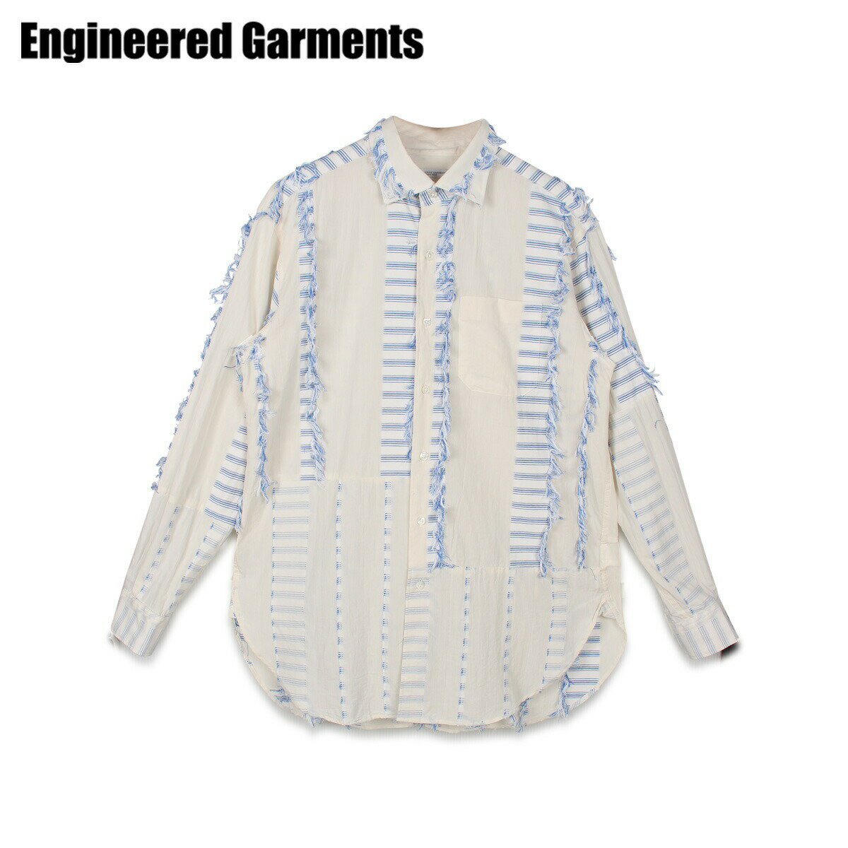 ENGINEERED GARMENTS SPREAD COLLAR SHIRT エンジニアド ガーメンツ シャツ 長袖 オックスフォードシャツ メンズ ホワイト 白 20S1A013