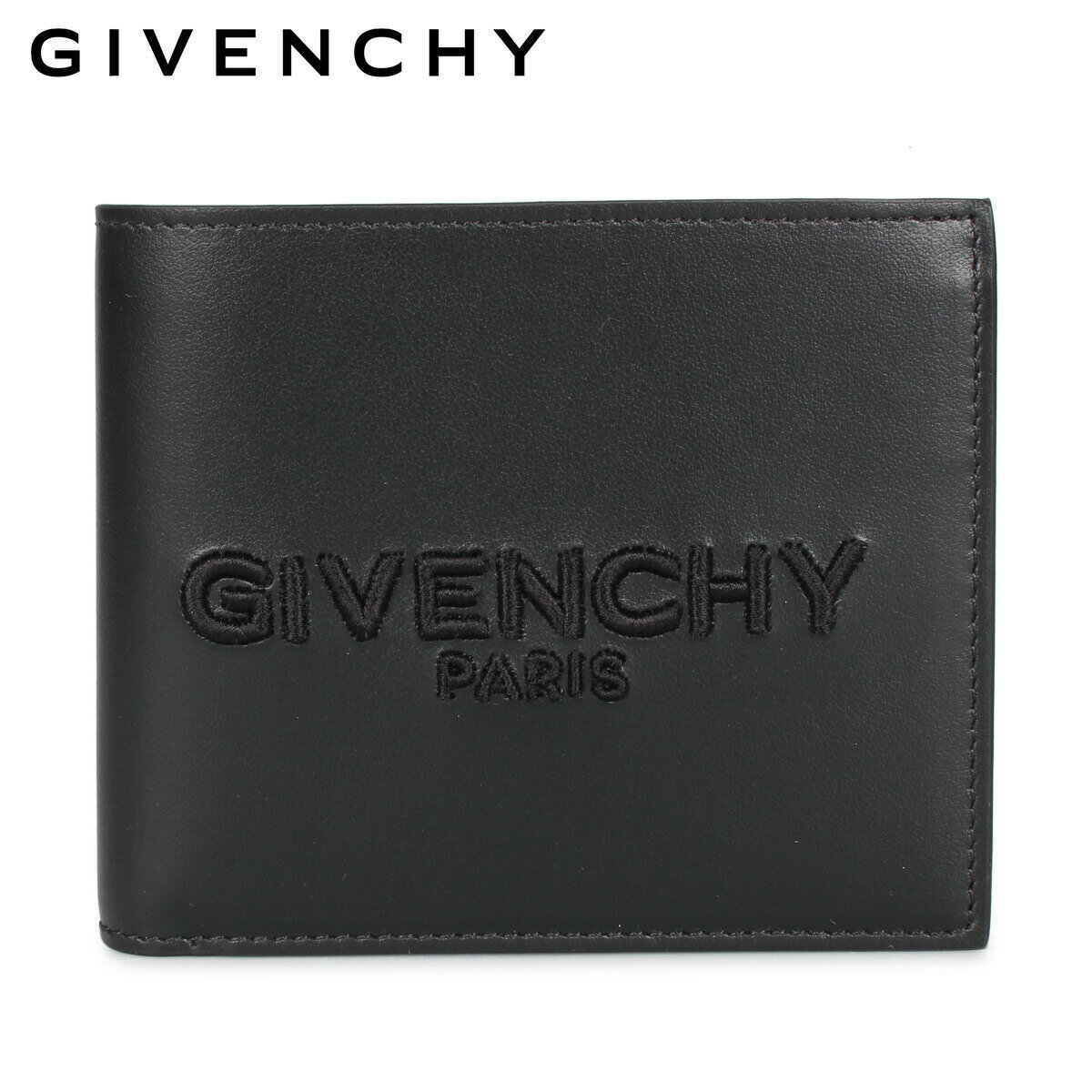 GIVENCHY K0UN BILLFOLD 8CC ジバンシー 財布 二つ折り メンズ ブラック 黒 BK6005