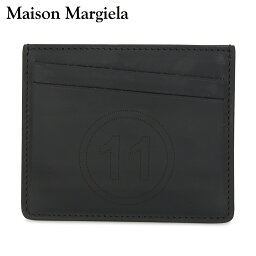 メゾンマルジェラ パスケース メンズ MAISON MARGIELA CARD CASE メゾンマルジェラ カードケース 名刺入れ 定期入れ メンズ レディース ブラック 黒 S35UI0432-T8013