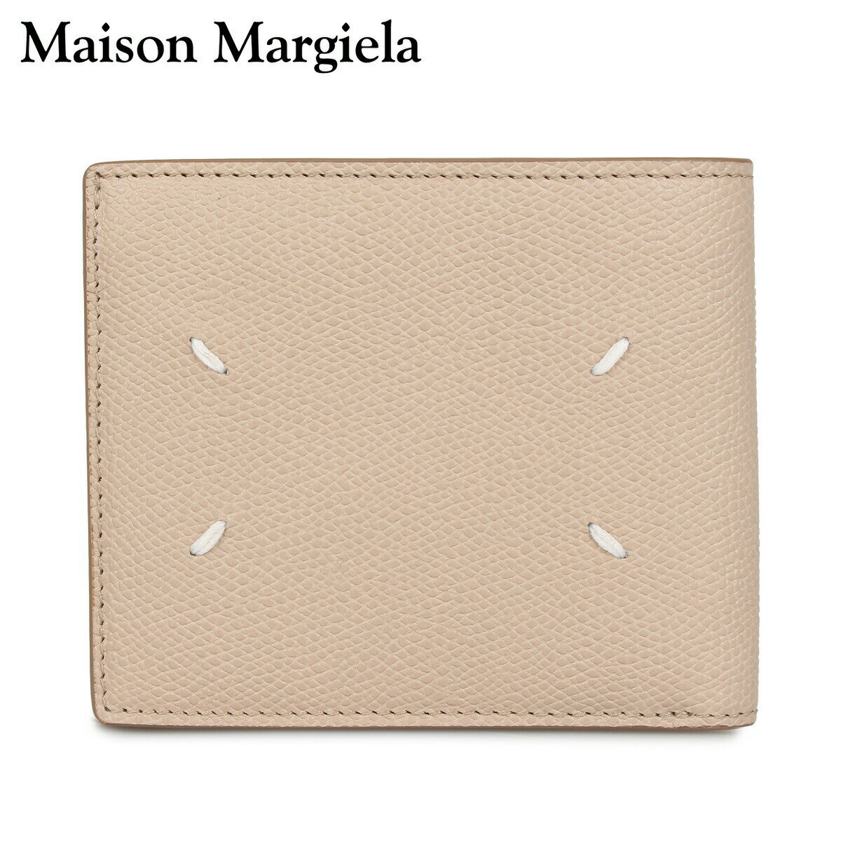 メゾン マルジェラ 財布 メンズ MAISON MARGIELA WALLET メゾンマルジェラ 財布 二つ折り メンズ レディース ベージュ S35UI0435-T2352