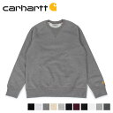  carhartt WIP CHASE SWEAT SHIRT カーハート トレーナー スウェット メンズ 無地 ブラック ライト グレー ダークグレー ベージュ 黒 I026383