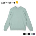 carhartt WIP PLAYOFF SWEATER カーハート ニット セーター 長袖 メンズ 無地 ブラック グレー ネイビー ブルー パープル 黒 I024643