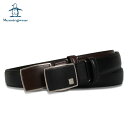 【最大1000円OFFクーポン配布中】 Munsingwear LEATHER BELT マンシングウェア ベルト レザーベルト メンズ 本革 ブラック ブラウ...