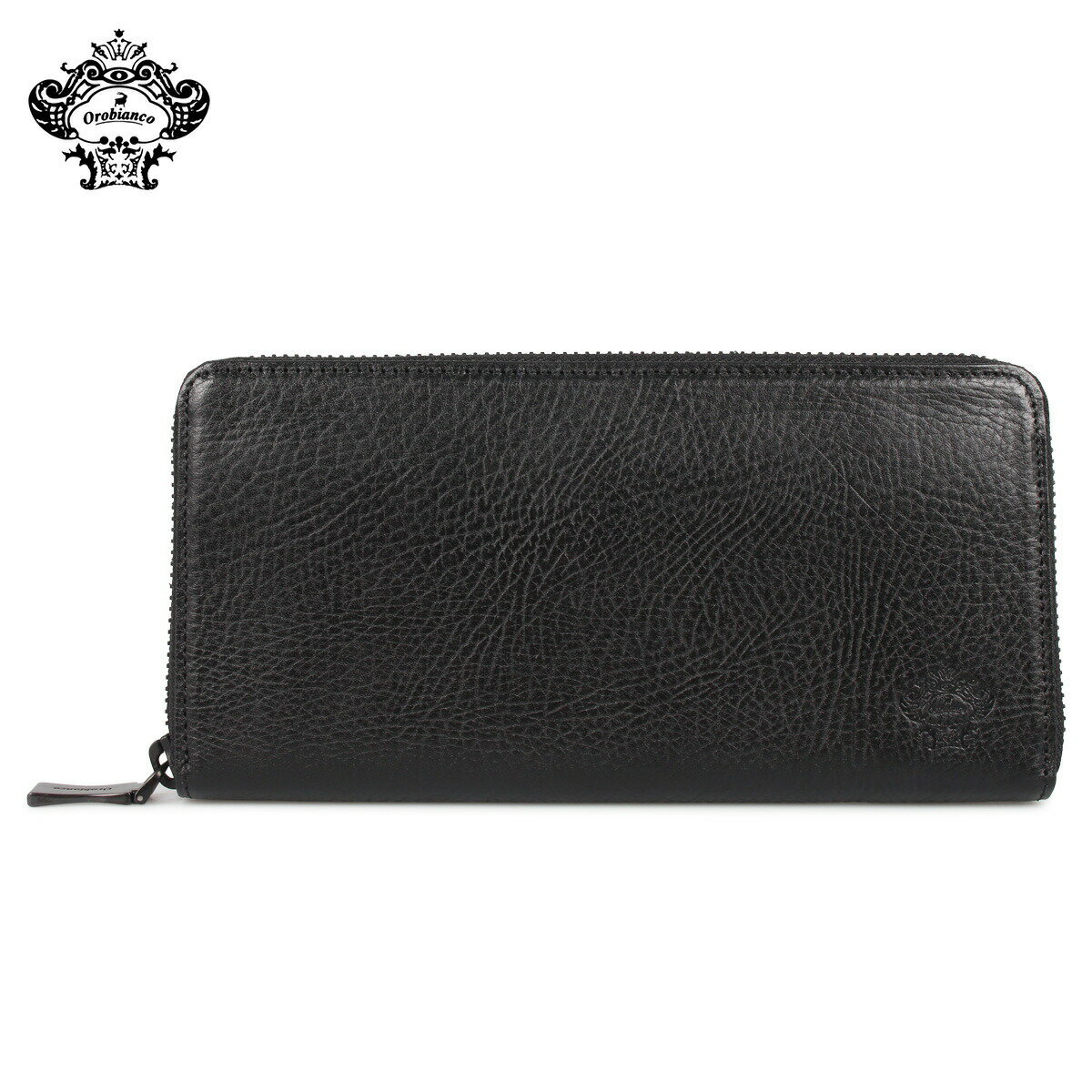 オロビアンコ 長財布 メンズ Orobianco LONG WALLET オロビアンコ 財布 長財布 メンズ ラウンドファスナー ブラック 黒 ORS-092600