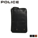 【最大1000円OFFクーポン配布中】 POLICE LAVARE MIDDLE WALLET ポリス 財布 二つ折り財布 メンズ ラヴァーレ ラウンドファスナー ブラック ネイビー キャメル 黒 PA-59604