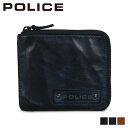 POLICE LAVARE WALLET ポリス 財布 ミニ財布 メンズ ラヴァーレ L字ファスナー ブラック ネイビー キャメル 黒 PA-59606