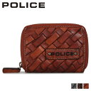 POLICE MESH COIN CASE ポリス コインケース 小銭入れ メンズ メッシュ ラウンドファスナー ブラック ブラウン カーキ 黒 PA-7030...