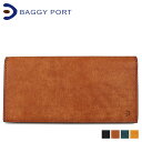 【最大1000円OFFクーポン配布中】 BAGGY PORT BUONA LONG WALLET バギーポート 財布 長財布 ブオナ メンズ レディース ブラック キャメル ブルー イエロー 黒 ZYS2401