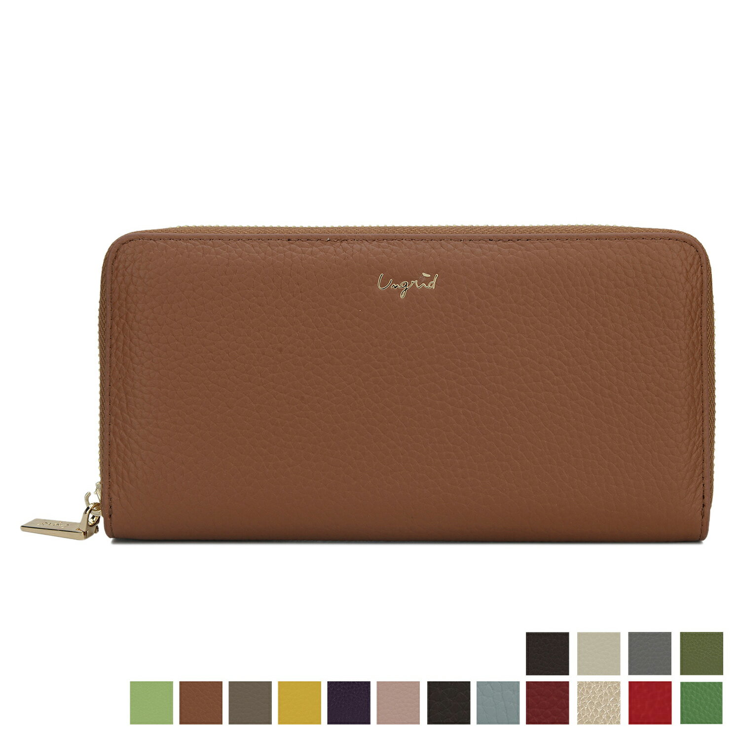 Ungrid ROUND WALLET 󥰥å  Ĺ ǥ 饦ɥեʡ ֥å ܥ꡼ 졼  ...