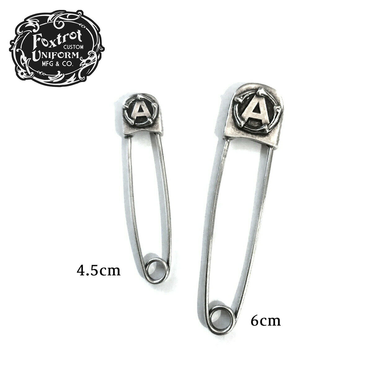 Foxtrot Uniform ANARCHY SAFETY PIN SET フォックス トロット ユニフォーム シューズアクセサリー シューアクセ 2個セット 安全ピン シューレース 靴紐 靴ひも ヴィンテージ スニーカー シューズ カスタム カスタマイズ 【ネコポス可】