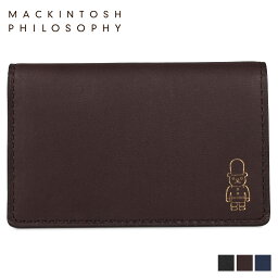 マッキントッシュ フィロソフィー 定期入れ・パスケース レディース 【最大1000円OFFクーポン配布中】 MACKINTOSH PHILOSOPHY CARD CASE マッキントッシュ フィロソフィー カードケース 名刺入れ 定期入れ メンズ レディース 本革 ブラック ブラウン ネイビー 黒 MAP-1065121