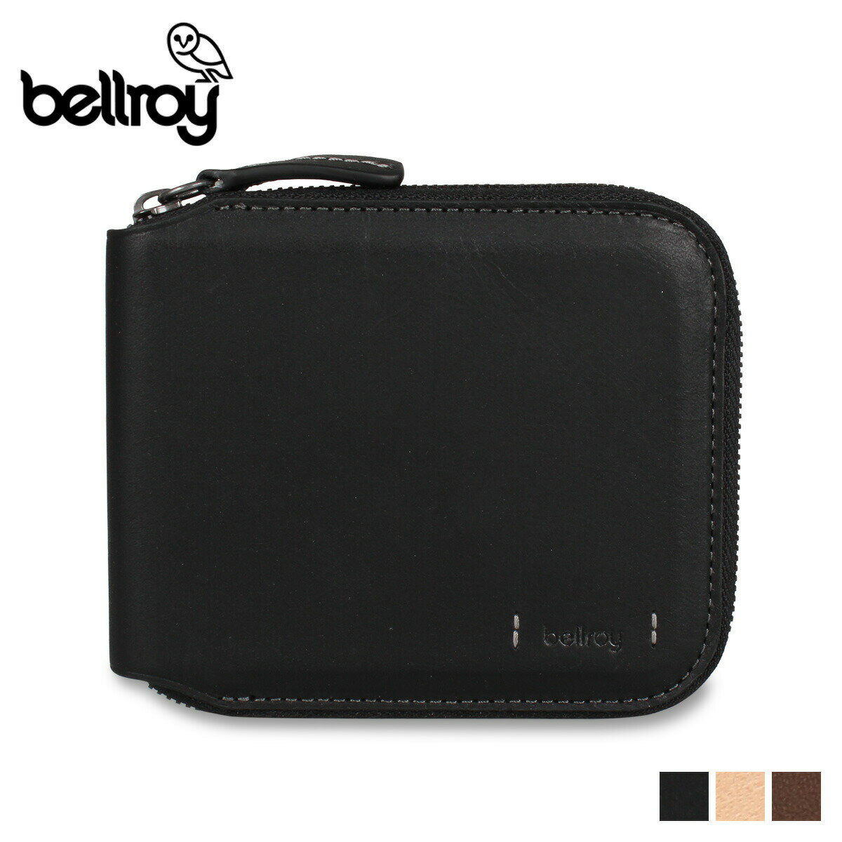 ベルロイ 革二つ折り財布 メンズ 【最大1000円OFFクーポン配布中】 Bellroy ZIP WALLET PREMIUM ベルロイ 二つ折り財布 メンズ レディース ラウンドファスナー ブラック ベージュ ブラウン 黒 WZWB