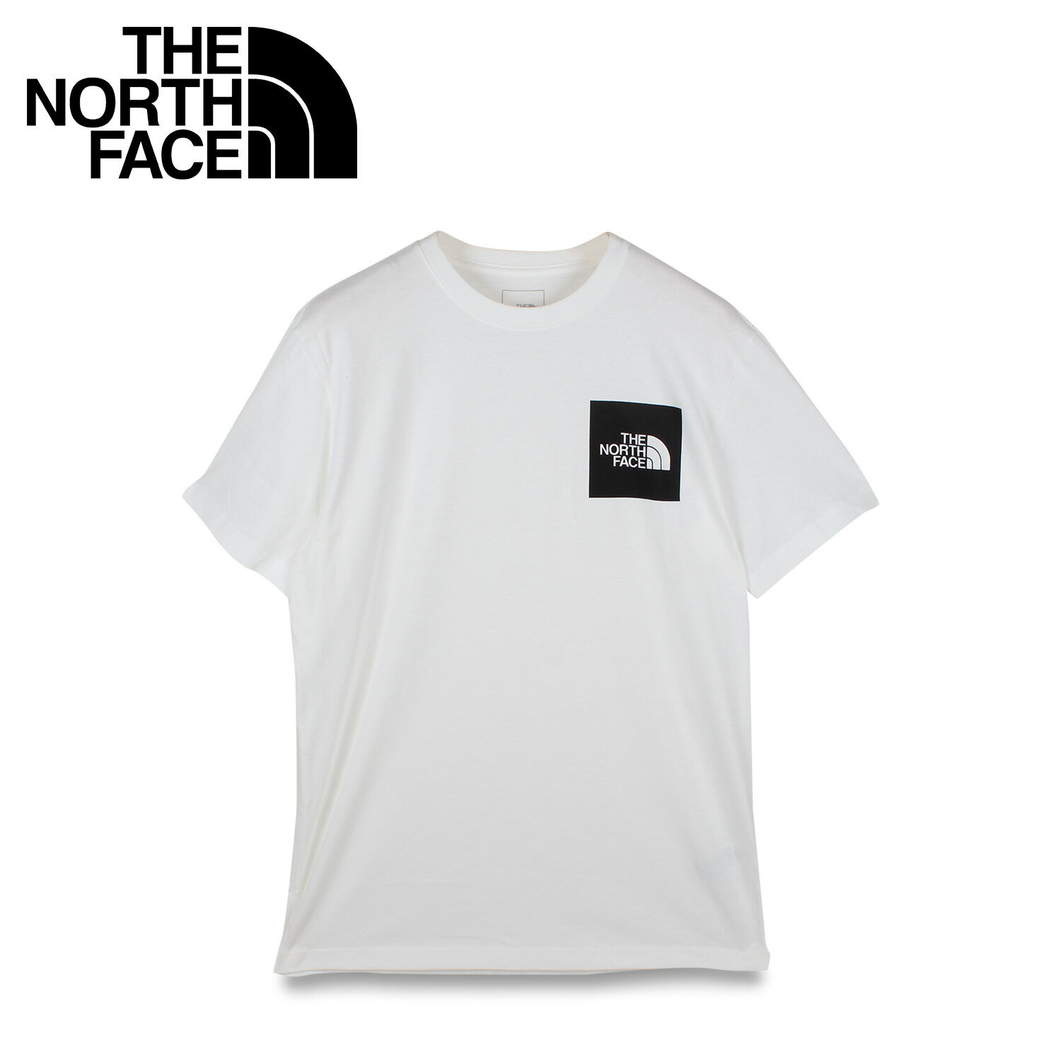ザ・ノース・フェイス ペアTシャツ THE NORTH FACE FINE SS TEE ノースフェイス Tシャツ 半袖 メンズ レディース ファイン ホワイト 白 NF0A55UX