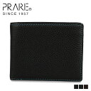 【最大1000円OFFクーポン配布中】 PRAIRIE NEW PEOPLE プレリー 二つ折り財布 メンズ 本革 ニュー ピープル ブラック ブラウン 黒 N...