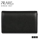 PRAIRIE ITALIANDEERSKIN プレリー イタリアンディア カードケース 名刺入れ 定期入れ メンズ 本革 ブラック ネイビー ブラウン 黒 N...