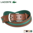 ラコステ 革ベルト メンズ 【最大1000円OFFクーポン配布中】LACOSTE BELT ラコステ ベルト メンズ アイボリー ネイビー ベージュ グリーン LB71570