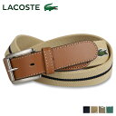 LACOSTE ベルト メンズ 【最大1000円OFFクーポン配布中】 LACOSTE BELT ラコステ ベルト メンズ ネイビー ベージュ カーキ グリーン LB96470