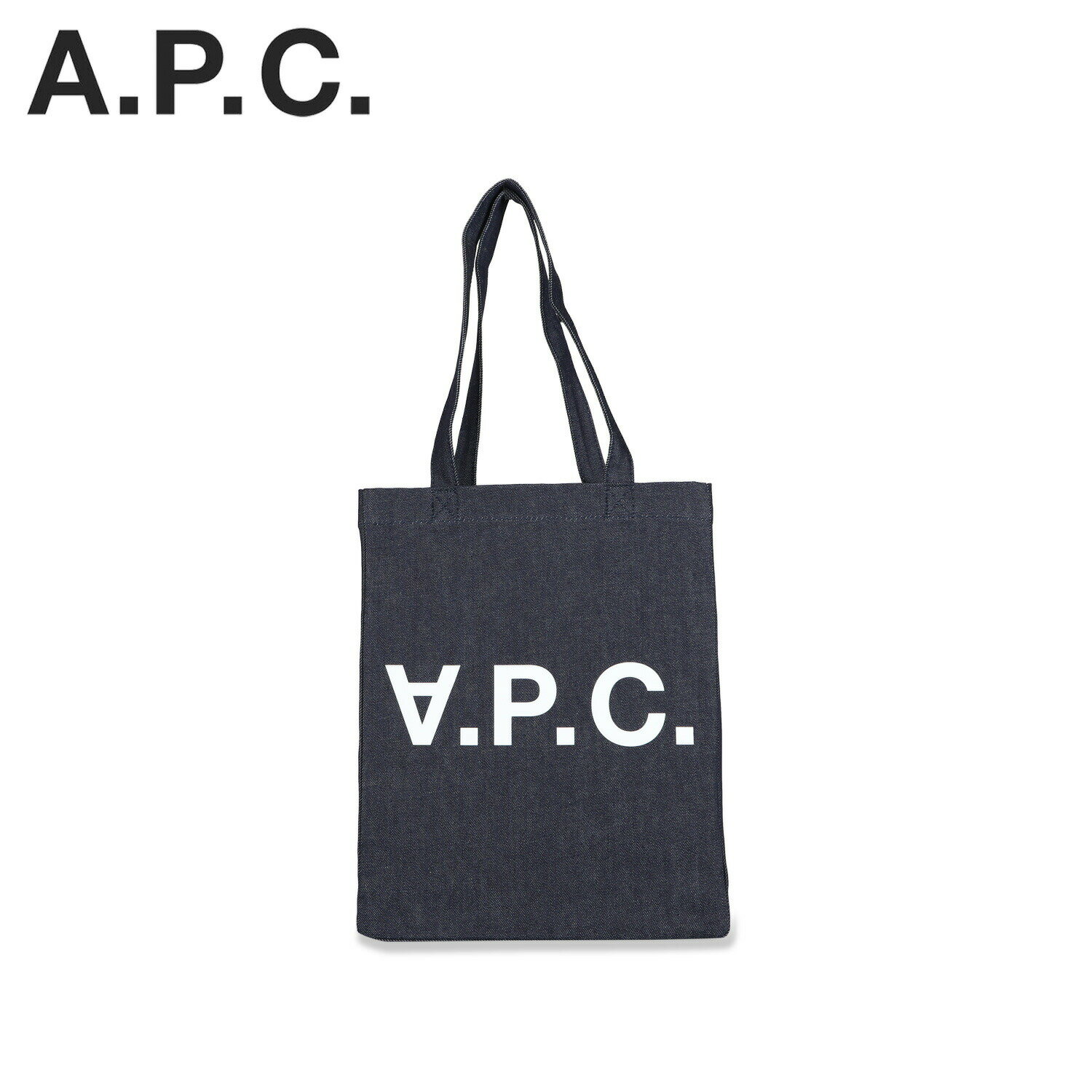 A.P.C. アーペーセー トートバッグ メンズ レディース デニム LAURE ネイビー COCSX-M61445