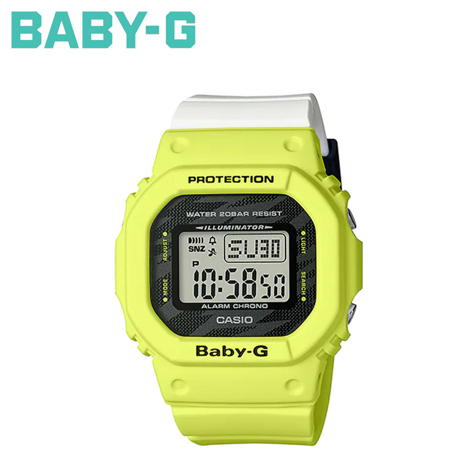 【最大1000円OFFクーポン配布中】 CASIO BGD-560TG-9JF カシオ BABY-G 腕時計 防水 ベビーG ベイビーG レディース ライトニング イエロー