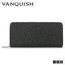 【最大1000円OFFクーポン配布中】 VANQUISH LONG WALLET ヴァンキッシュ 長財布 メンズ ラウンドファスナー 本革 ブラック ネイビー ダ..