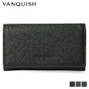 【最大1000円OFFクーポン配布中】 VANQUISH KEY CASE ヴァンキッシュ キーケース メンズ 本革 5連 L字ファスナー ブラック ネイビー ダ..