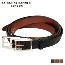 【最大1000円OFFクーポン配布中】 KATHARINE HAMNETT LONDON MALOSSI BELT キャサリンハムネット ロンドン ベルト メンズ 本革 当社限定 マロッシ ブラック ブラウン 黒 KH-0060121IN