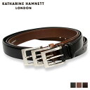  KATHARINE HAMNETT LONDON MEDUSA BELT キャサリンハムネット ロンドン ベルト メンズ 本革 当社限定 メデューサ ブラック ブラウン 黒 KH-0060221IN