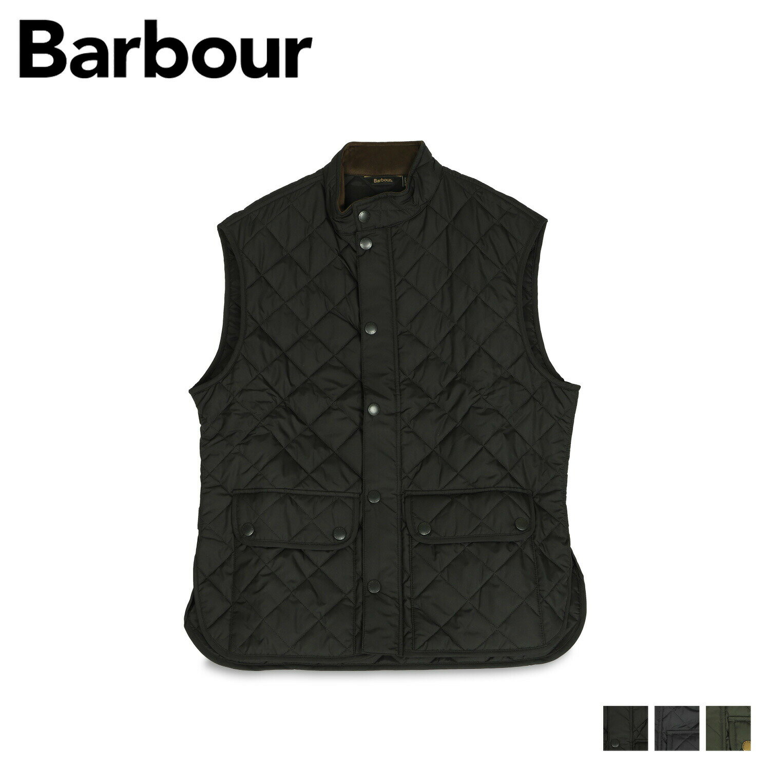 Barbour LOWERDALE GILET バブアー ベスト ジレ メンズ ブラック ネイビー オリーブ 黒 MGI0042