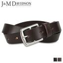 ジェイ＆エム デヴィッドソン 【最大1000円OFFクーポン配布中】 J&M DAVIDSON HARNES BUCKLE 25MM ジェイアンドエムデヴィッドソン ベルト メンズ 本革 ブラック ダークブラウン 黒 BHNS-0XX-BR25