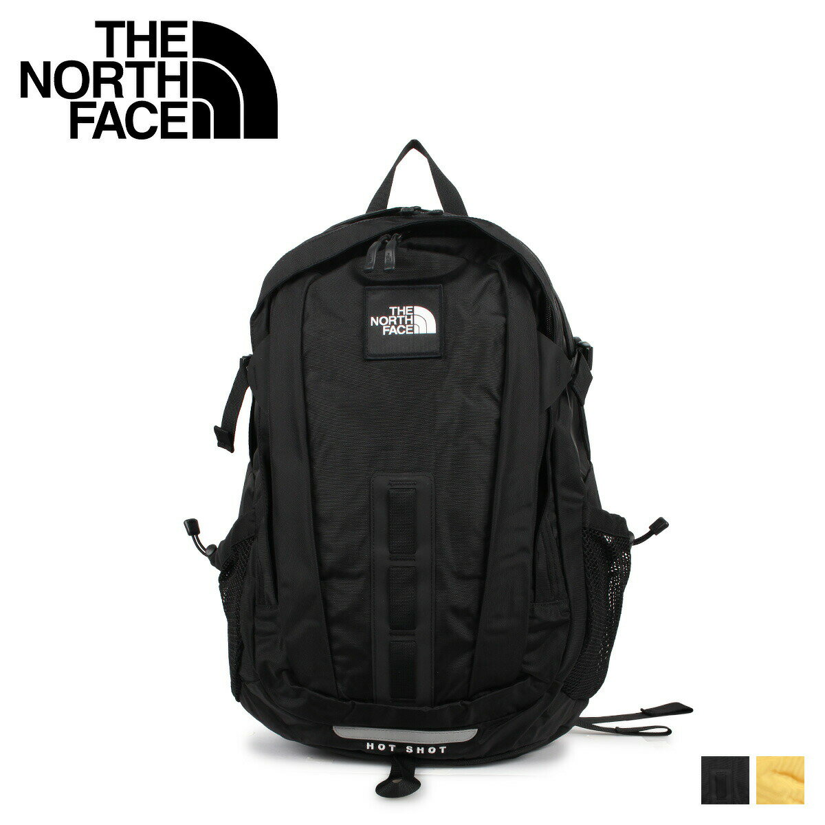 【 最大1000円OFFクーポン配布中 】 THE NORTH FACE HOT SHOT SE ノースフェイス リュック バック バックパック ホットショット メンズ レディース 30L ブラック イエロー 黒 NM71951