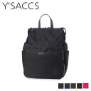 【最大1000円OFFクーポン配布中】 Y’SACCS RUCKSACK イザック リュック バッグ バックパック レディース ブラック ネイビー ブラウン ワイン ピンク 黒 Y91-10-03