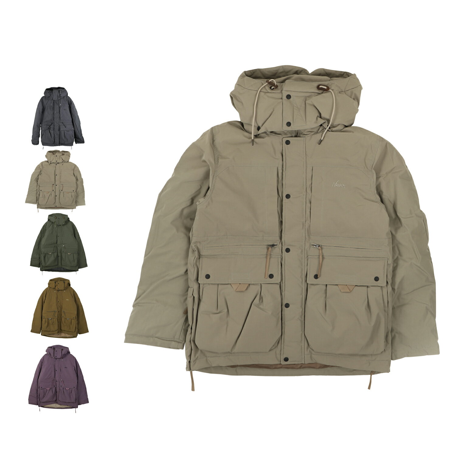 楽天inglewood Beauty【最大1000円OFFクーポン配布中】 NANGA TAKIBI DOWN JACKET ナンガ ダウンジャケット 焚火 アウター メンズ 防寒 グレー ベージュ