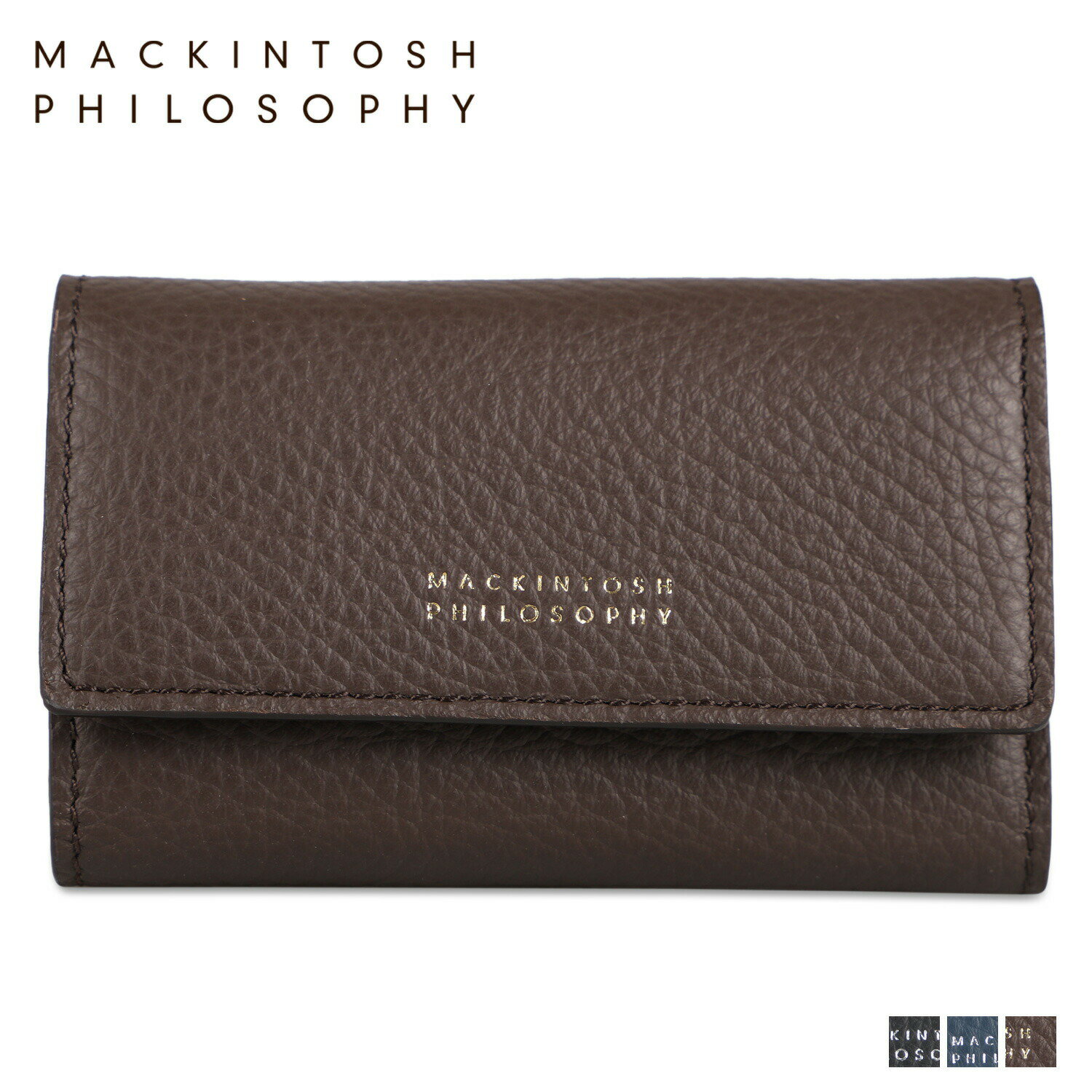 MACKINTOSH PHILOSOPHY KEY CASE マッキントッシュ フィロソフィー キーケース キーホルダー メンズ グレンフィディック 4連 本革 ブラック ネイビー チョコ 黒 MAP-2080121