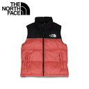 ザ・ノース・フェイス ダウンベスト レディース 【最大1000円OFFクーポン配布中】 THE NORTH FACE 1996 RETRO NUPTSE VEST ノースフェイス ダウンベスト アウター レトロ ヌプシ レディース ピンク NF0A3XEP